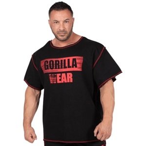 Gorilla Wear Pánske tričko Wallace Černá/Červená - S/M