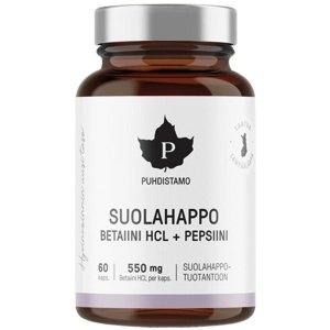 Puhdistamo Betain HCL 60 kapslí