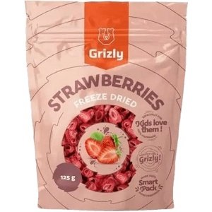 GRIZLY lyofilizované XXL 125 g - jahody