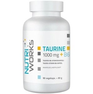 NutriWorks Taurine 1000mg + B6 90 kapslí