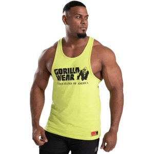 Gorilla Wear Pánské tílko Classic Wild lime - S