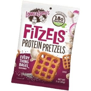 Lenny&Larrys Lenny&Larry's Fitzels Protein Pretzels 85 g - everything bagel PROŠLÉ DMT 2.4.2025