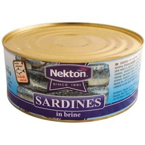 Nekton Sardinky Gastro 900 g - ve vlastní šťávě a vodě