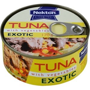 Nekton Tuňák kousky se zeleninou 170 g - Exotic