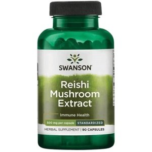 Swanson Reishi Mushroom Extract 500 mg 90 kapslí