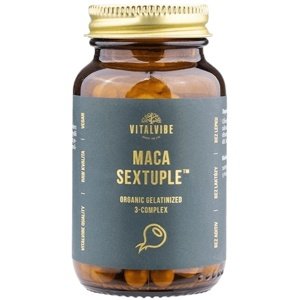 VitalVibe Maca Sextuple™ BIO Gelatinized 3-Complex 60 kapslí