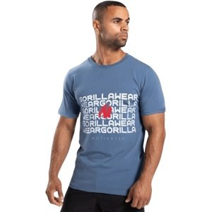 Gorilla Wear Pánske tričko Bradley Coronet modrá - L
