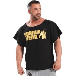 Gorilla Wear Pánské tričko s krátkým rukávem Classic Workout Top Černo/zlatá - XXL/XXXL