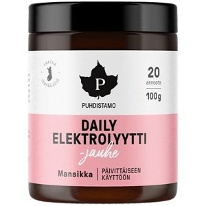 Puhdistamo Daily Electrolyte Powder 100 g - jahoda