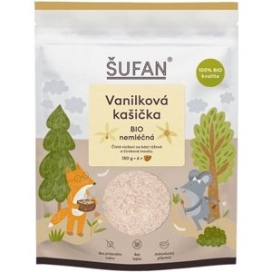 Šufan kašička BIO nemléčná 180 g - vanilka