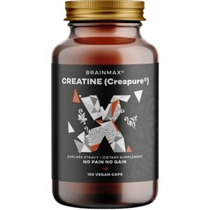 BrainMax Creatine Creapure® kreatin monohydrát (875 mg) 100 rostlinných kapslí