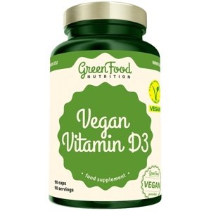 GreenFood Vegan Vitamin D3 90 kapslí