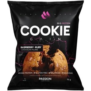 Passion Nutrition MPower Cookie Gain 75 g - Malina/ruby čokoláda náplň