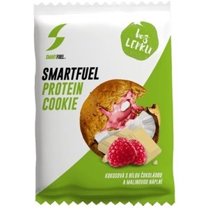 SmartFuel protein cookies 75 g - Kokos/bílá čokoláda a malinová náplň