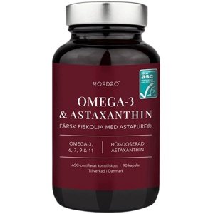 Nordbo Omega 3 & Astaxanthin 90 kapslí