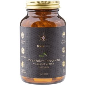 NaturLabs Hořčík Magtein® Treonát + Neuro-B Vitamin Komplex 90 kapslí