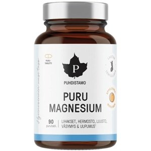 Puhdistamo Puru Magnesium 90 rozpustných tablet pomeranč