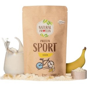 Natural Protein Sport 350 g - banán
