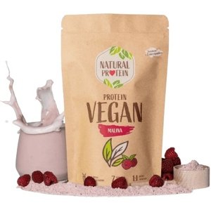 Natural Protein Veganský protein 350 g - malina