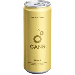 Cans jemně perlivá alpská voda 330 ml - citron/ limetka
