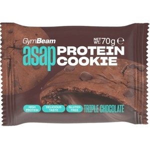 GymBeam ASAP Protein Cookie 70 g - trojitá čokoláda