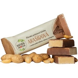 Natural Protein Proteinová tyčinka s kolagenem 50 g - arašídy