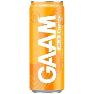 GAAM Energetický Nápoj 330 ml - pomeranč