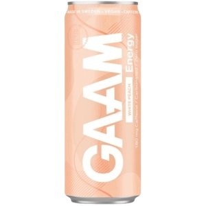 GAAM Energetický Nápoj 330 ml - bílá broskev