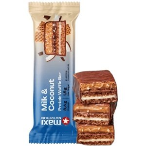 Maxi Nutrition Waffle protein bar 40 g - mléko/ kokos