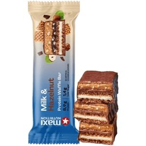 Maxi Nutrition Waffle protein bar 40 g - mléko/ oříšek