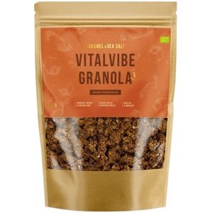 VitalVibe Granola BIO 400 g - karamel/ mořská sůl