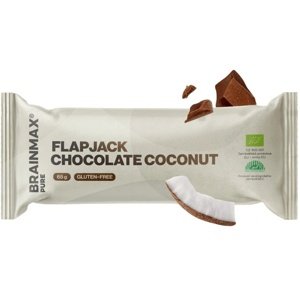 BrainMax Pure Flapjack BIO 65 g - čokoláda/ kokos