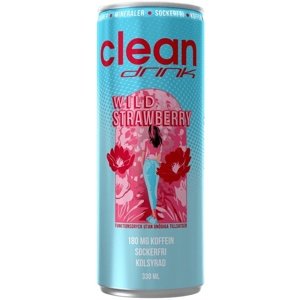 Clean Drink BCAA 330 ml - divoká jahoda