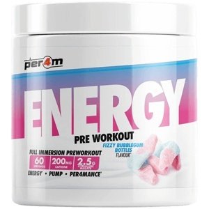 Per4m Energy Pre-Workout 390 g - Fizzy Bubblegum Bottles