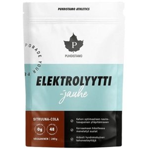 Puhdistamo Electrolyte Powder 240 g - citron cola + láhev 500 ml ZDARMA