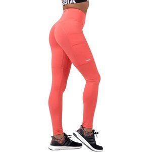 Nebbia High Waist Fit&Smart legíny 505 peach - L