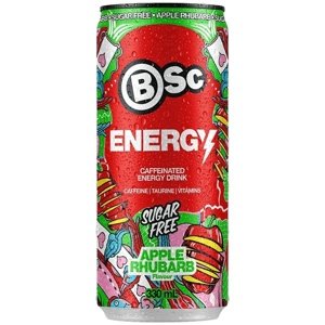 BSC Nutrition Energy drink 330 ml - jablko/ rebarbora