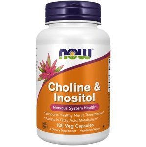 Now Foods Choline & Inositol 100 vegetariánských kapslí