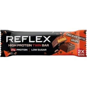 Reflex Nutrition Reflex High Protein Twin Bar 60 g - čokoláda toffee