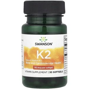 Swanson Vitamín K2 Natural 50 mcq 30 kapslí