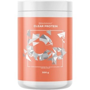 BrainMax Clear Protein 500 g - broskev