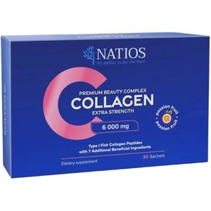 NATIOS Collagen Premium Beauty Complex Komplex pro krásu 6 000 mg 30 sáčků - marakuja