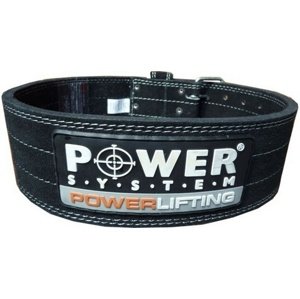 POWER SYSTEM Fitness opasek POWERLIFTING 3800 černý - XL