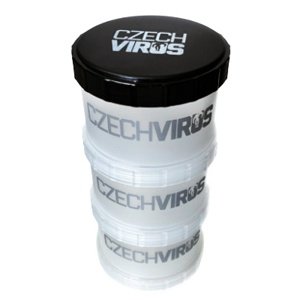 Czech Virus Zásobník na tablety (věž 3 variabilní přihrádky)
