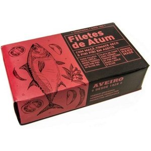 Aveiro Filety z Tuňáka 120 g - s jablky, sušeným rajčetem a piri piri papričkou