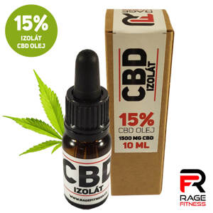 Rage Fitness CBD olej izolát Ragefitness 15% 10ML 1+1