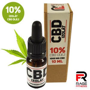 Rage Fitness CBD olej izolát Ragefitness 10% 10ML 1+1