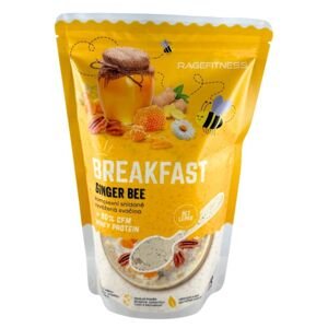 Rage Fitness Instantní kaše RageFitness Breakfast Ginger Bee 600g Balení 600 g