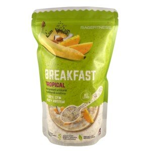 Rage Fitness Instantní kaše RageFitness Breakfast Tropical 600g 1 porce 60 g