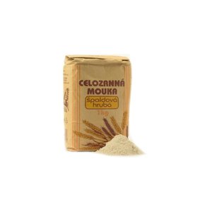 Natural Jihlava Mouka celozrnná špaldová hrubá 1000 g exp.: 01/2025